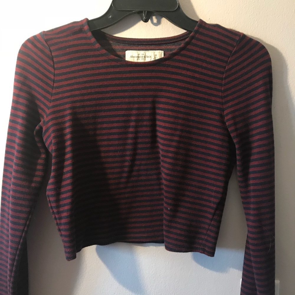 Cropped stripe top